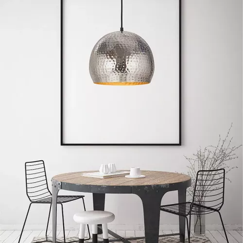 Ceiling lamp Bell Small 27x27x21cm hammered