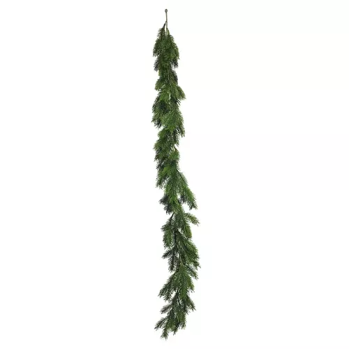 Pine Garland Nisse thin Green 110cm