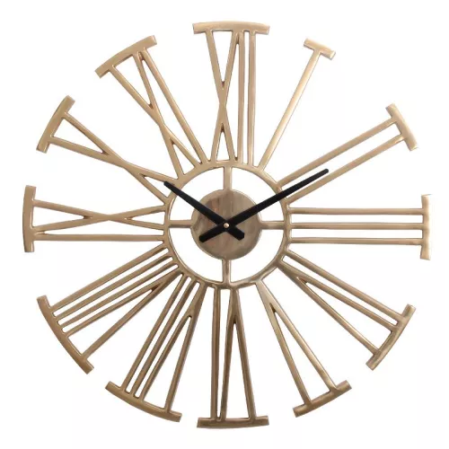 Wall clock round gold-colored 61x61x4cm
