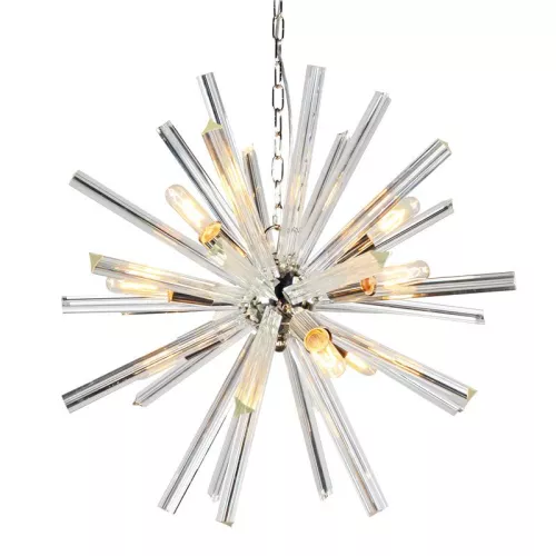 Ceiling lamp 45x45x42cm Clear Glass