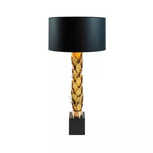 Table lamp 13x13x89cm gold