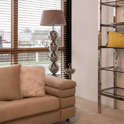 Payaa Floor lamp silver sphere without lampshade (115931)