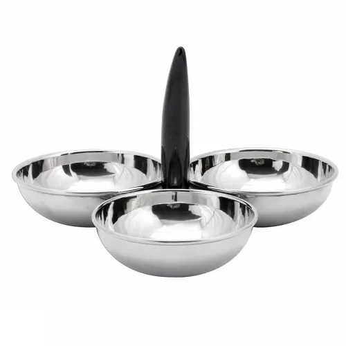 Nut bowl 27x27x17cm With Resin Handle