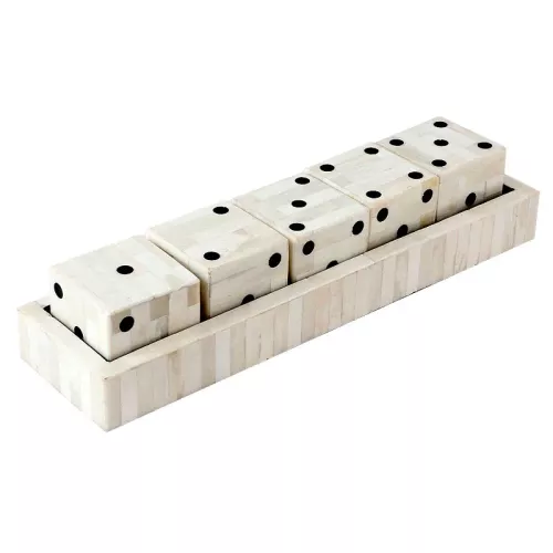 Game Dices In Tray 42x11x8.5cm