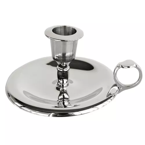 Candlestick 13x6x11cm with silver-colored holder