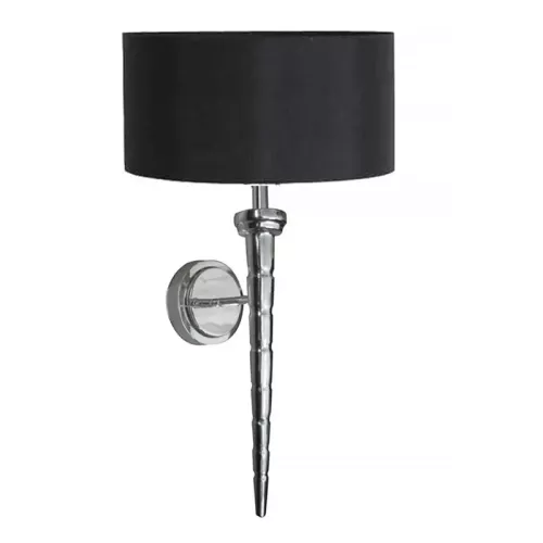 Wall lamp 18x15x50cm Incl. black hood