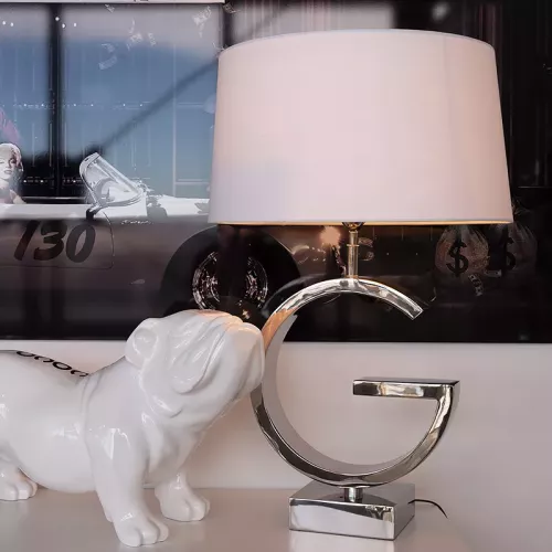 Payaa Table lamp 18x18x56cm Incl. white hood (111045)