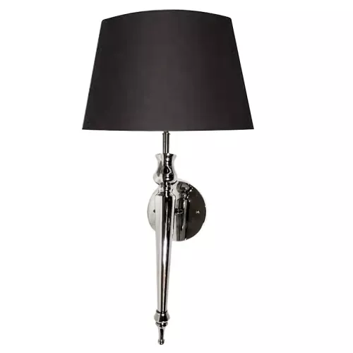 Wall lamp Dakota 19x19x65cm Incl. black hood