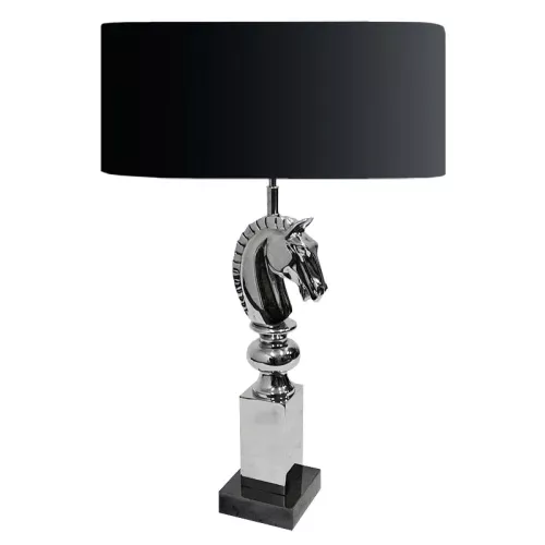 Table lamp Horse 20x20x78cm Incl. black hood