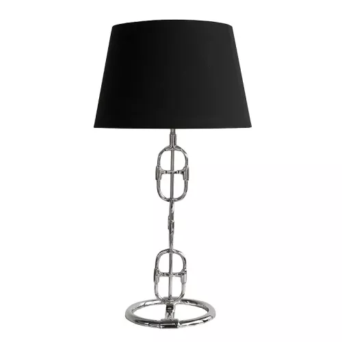 Table lamp 25x25x55cm Incl. Shade silver