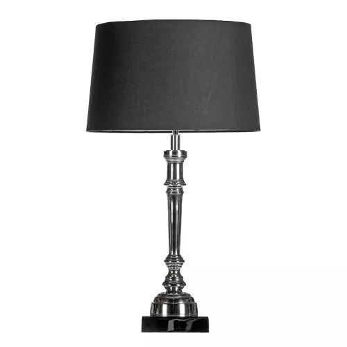 Table lamp 17x17x60cm Incl. Shade silver