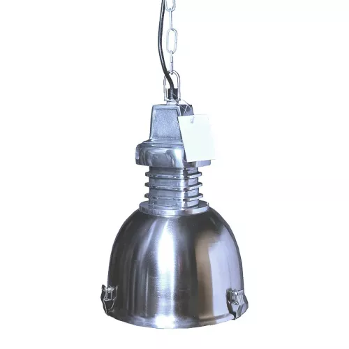 Hanging lamp 22x22x34cm vintage silver metal