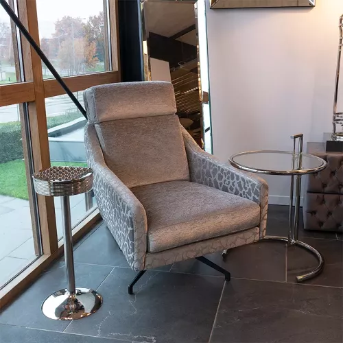 Payaa Ashtray on foot Kelsey 27x27x62cm silver (112447)