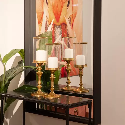 Payaa Lantern Noa 17x17x53cm small gold-colored (112444)