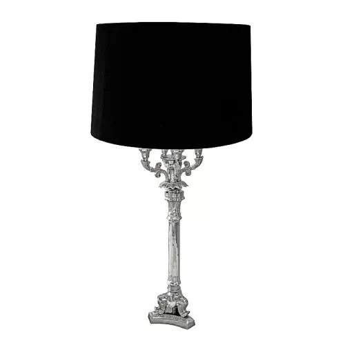 Table lamp 32x26x104cm with black shade