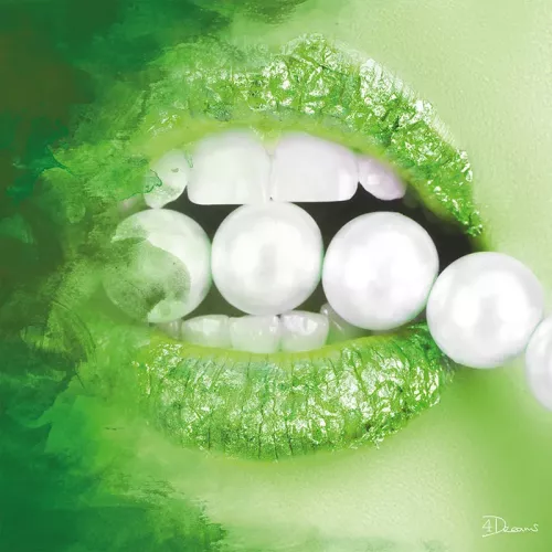 Green Pearls 80x80x2cm