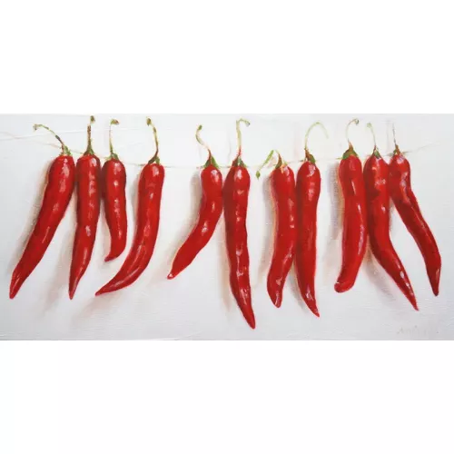 Peppers On A Rope 80x160x2cm