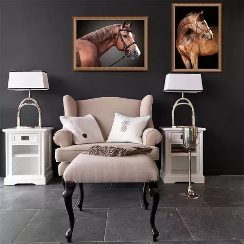 Payaa Brown horse 2 80x60x3cm (105174)