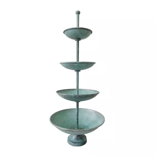 Etagere 4 layers 39x39x93cm (Scale 39,31,25 & 20cm) turquoise