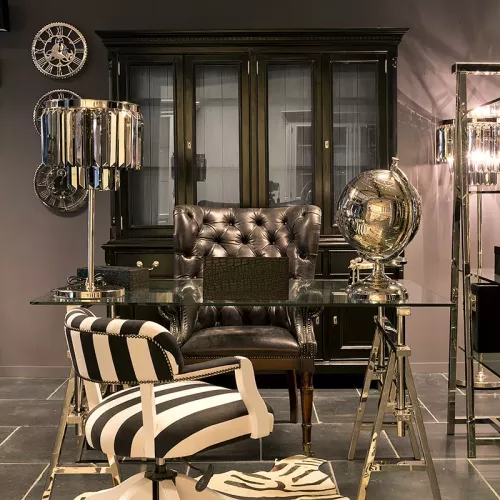 Payaa Table lamp Damien 40x40x71cm Smoke Crystal (109894)