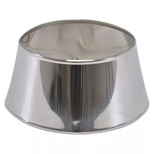 Lampshade 21x16x11cm Oval silver