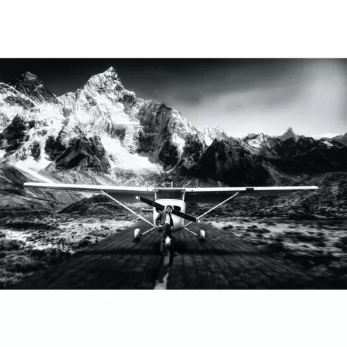 James Dean Airplane 100x150x2cm