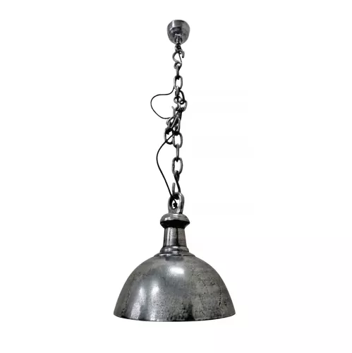 Payaa Ceiling lamp 36x36x38cm silver raw metal (100728)
