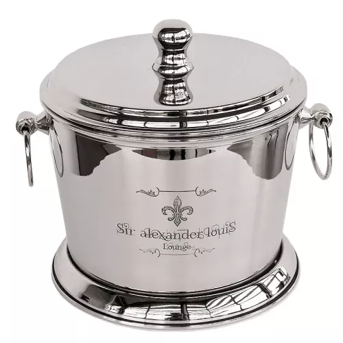 Wine cooler 30x30x23cm with handle and lid