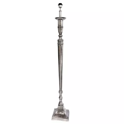Floor lamp raw classic look silver