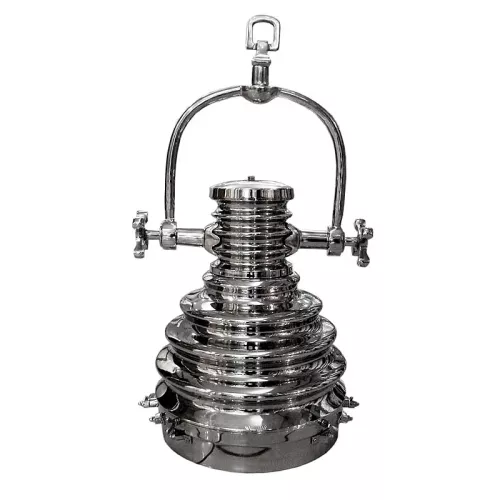 Ceiling lamp 46x36x82cm studio look silver