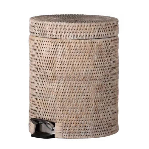 Pedal bin Jada 23x23x30cm Whitewash