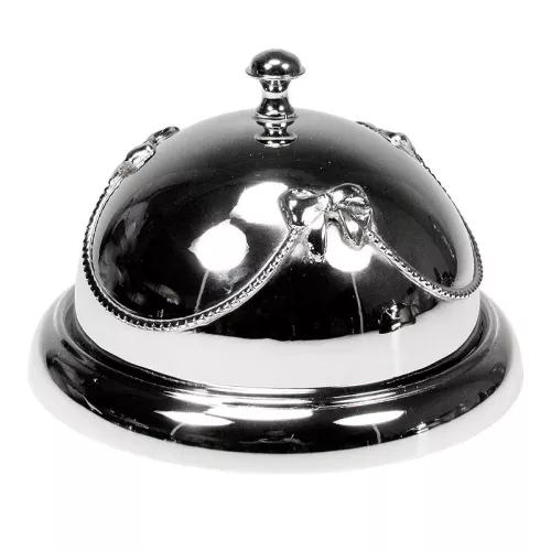 Dish 19x19x13cm with silver lid