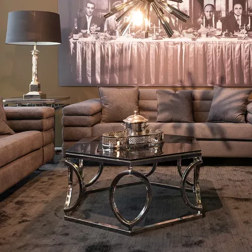 Payaa Tray 45x28x8cm Oval silver (111299)