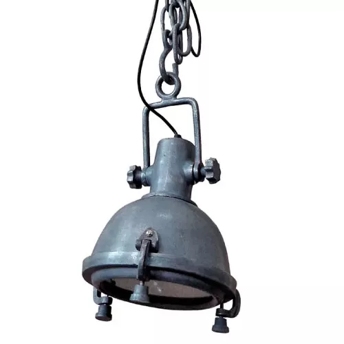 Ceiling lamp 28x23x41cm raw silver