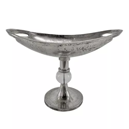 Bowl Amber 37x18x26cm Oval Small