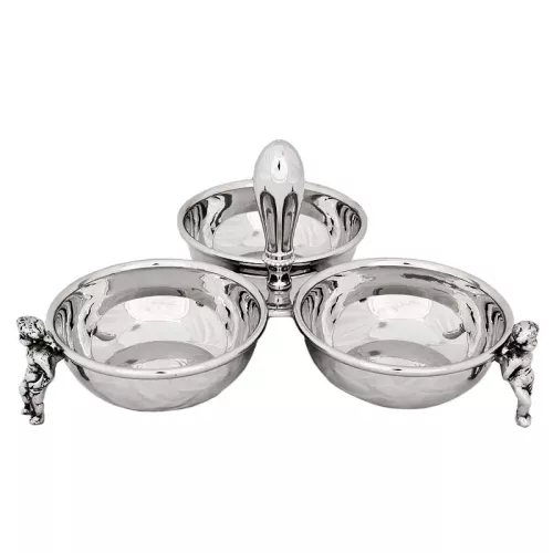 3 Bowls 22x22x11cm Angels