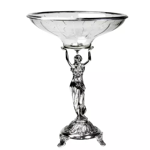 Bowl on foot 34x34x44cm