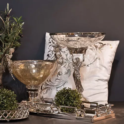 Payaa Bowl on foot 34x34x44cm (111335)