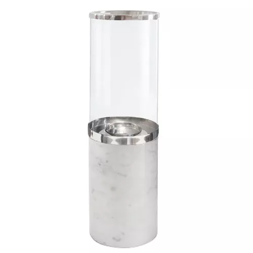 Stellar Hurricane Gracelyn 40x40x48cm Medium white marble